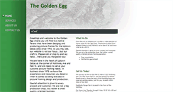 Desktop Screenshot of goldenegggallery.com