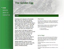 Tablet Screenshot of goldenegggallery.com